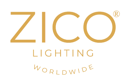Zico Lighting Worldwide Logo Gold on Black