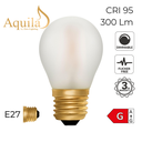 G45 Golfball Frosted Vintage Warm Decorative LED Filament Bulb 4W 2200K E27