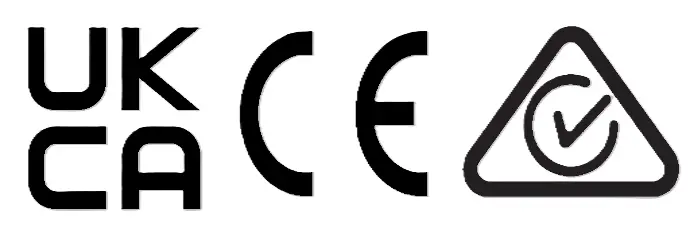 UKCA, CE and RCM product markings