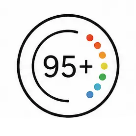 CRI 95+ high colour rendering LED icon