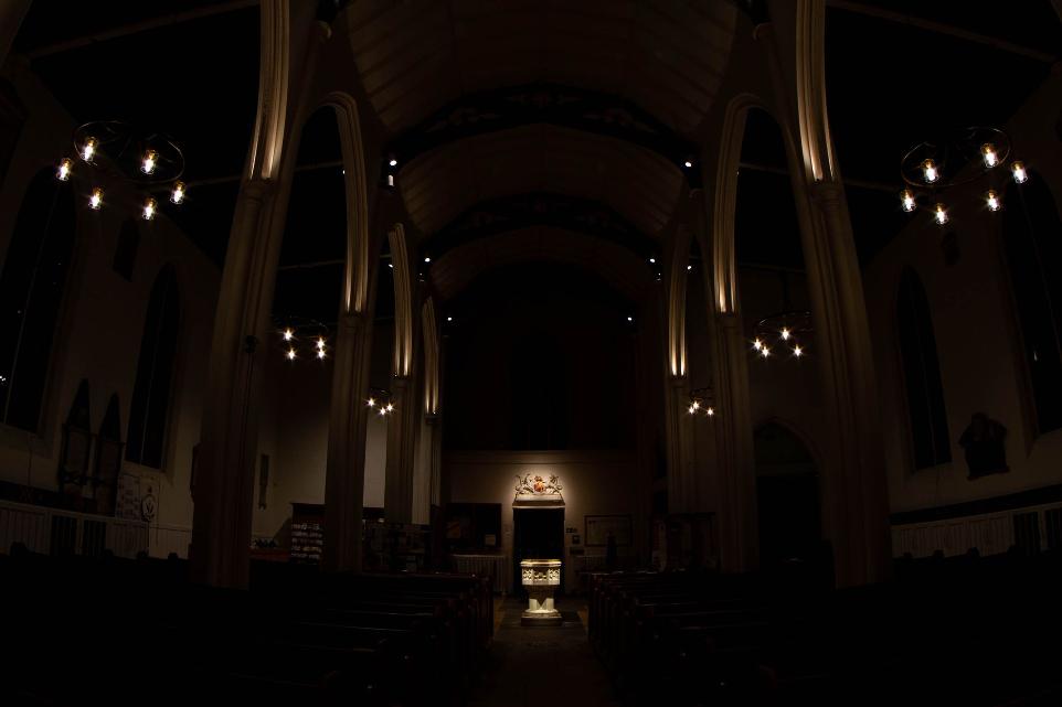 grade 2 listed church altar lighting