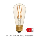 Squirrel Cage ST64 Amber 2W 2000K