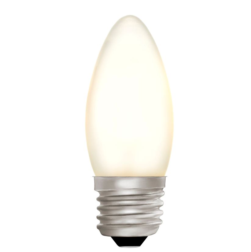 Candle C35 Frosted 4W 2700K E27 Light Bulb
