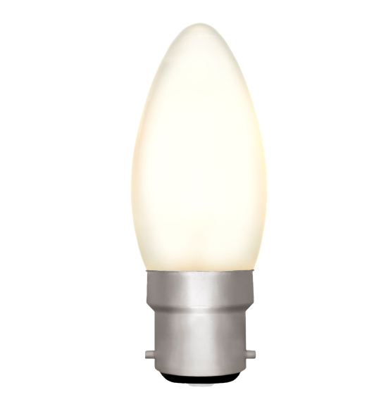 Candle C35 Frosted 4W 2700K B22 Light Bulb