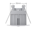 Low Voltage PIR Sensor White IP67