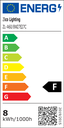 GLS A60 Clear 8W 2700K E27 Light Bulb