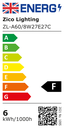 GLS A60 Clear 8W 2700K E27 Light Bulb