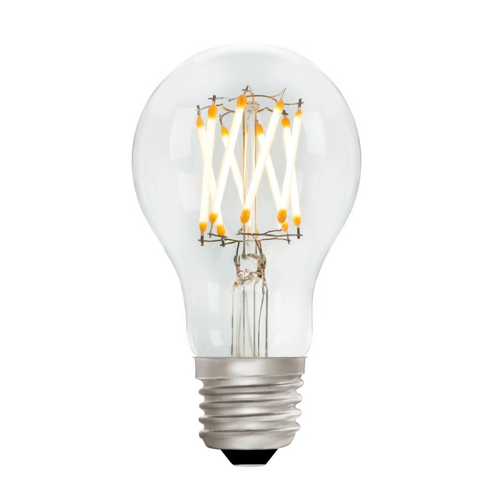 GLS A60 Clear 8W 2700K E27 Light Bulb