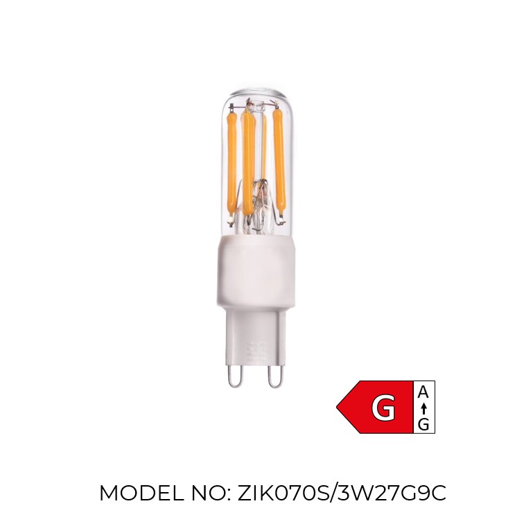 G9 Clear 3W 2700K Light Bulb