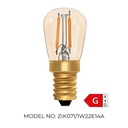 Pygmy ST26 Amber 1W 2000K Light Bulb