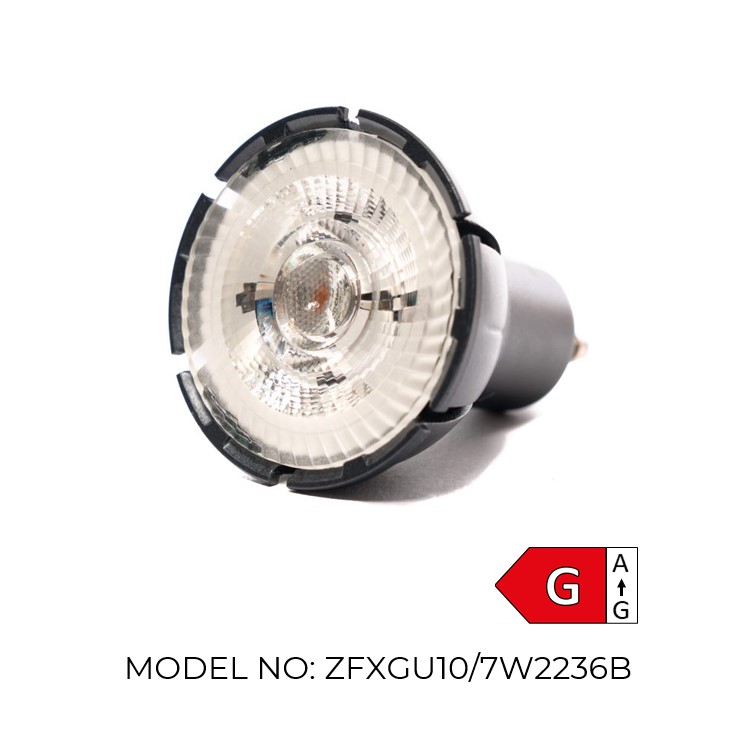 GU10 Dimmable Spotlight 7W 2200K 36° R9