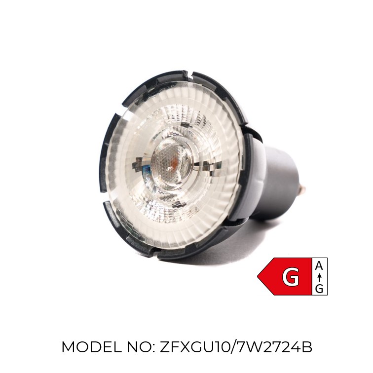 Zico Lighting GU10 Dimmable Spotlight 7W 2200K 24°