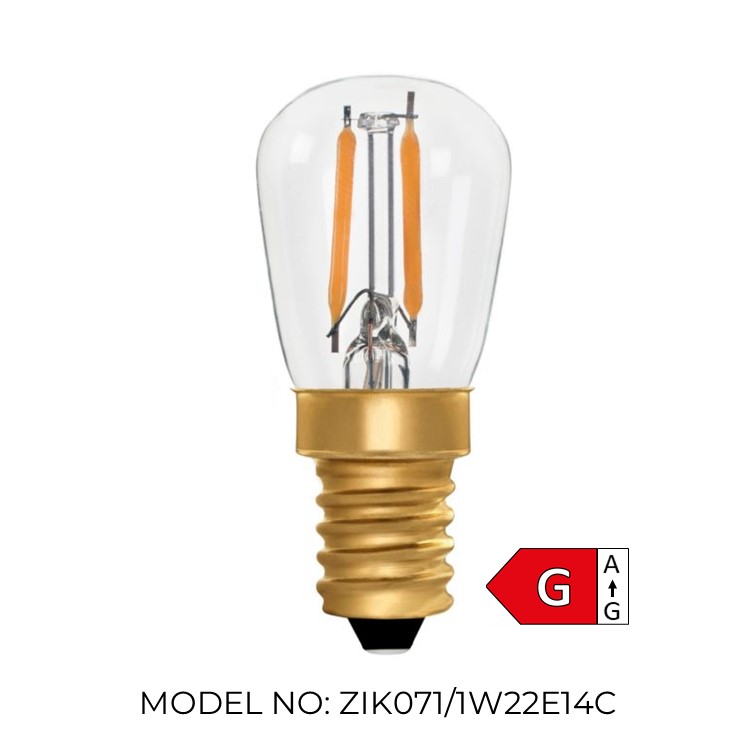 Pygmy ST26 Clear 1W 2200K Light Bulb