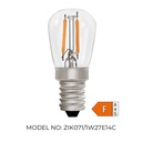 Pygmy ST26 Clear 1W 2700K Light Bulb