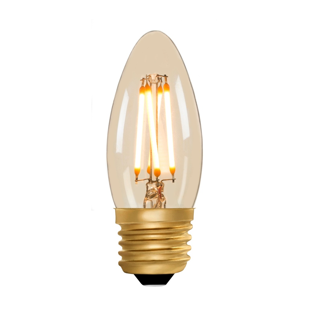 LED E14 dimmable 4W 2000K 200lm 45 mm, Amber