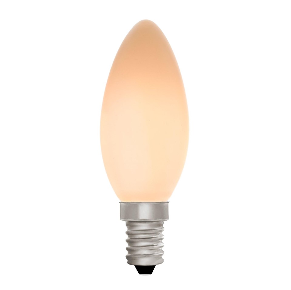 Candle C35 Dim-To-Warm Porcelain 4W 1800 - 3200K Light Bulb