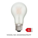 GLS A60 Frosted 6W 2700K E27 Light Bulb