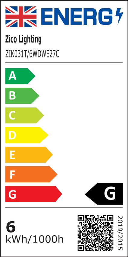 GLS A60 Dim-to-Warm Clear 6W E27