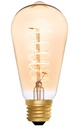 Squirrel Cage ST64 Helix Amber 4W 2000K E27
