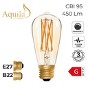 Squirrel Cage ST64 Amber 6W 2000K Light Bulb