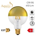 Globe G95 Gold Mirrored 6W 2200K E27 Light Bulb