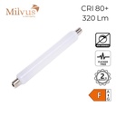 [ZIQS15/3W27221P] Linear S15 LED Light Bulb for Picture Light 221mm Porcelain 3W 2700K non-dimmable