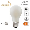 GLS A60 Dim-to-Warm Porcelain 6W 2000K - 2800K E27 Light Bulb