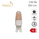 G9 Mini Frosted Warm White Decorative Filament Bulb 2W 2700K