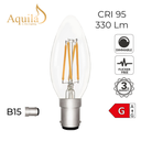 C35 Candle Clear Warm White Decorative LED Filament Bulb 4W 2700K B15
