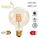 Globe G95 Amber 6W 2000K E27 Light Bulb