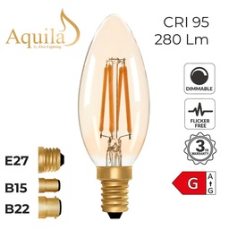 Candle C35 Amber 4W 2000K