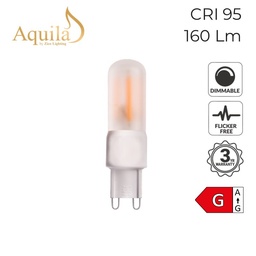 [ZIK070S/3W22G9F] G9 Frosted 3W 2200K Light Bulb